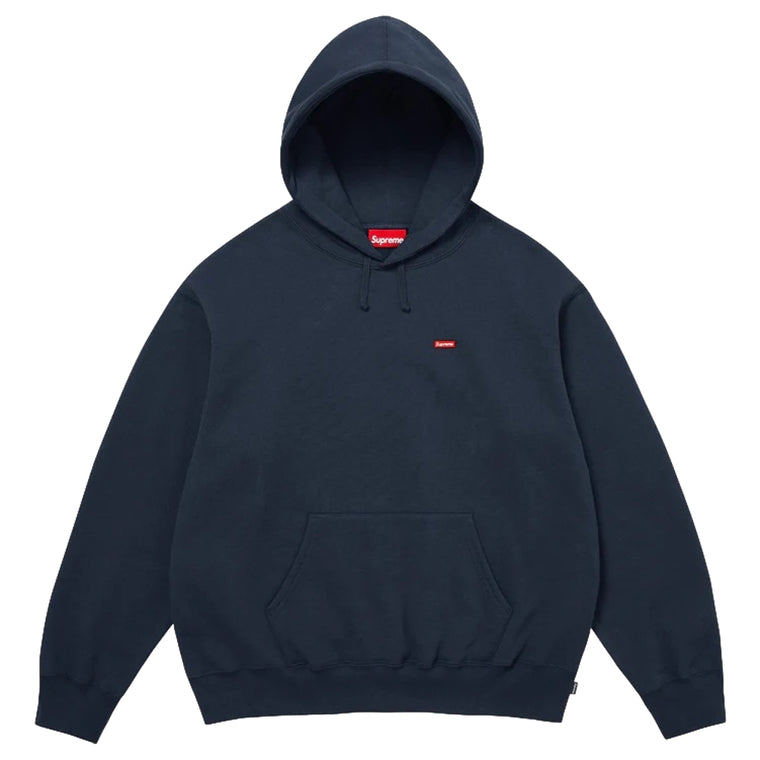 SUPREME SMALL BOX HOODED SWEATSHIRT-NAVY