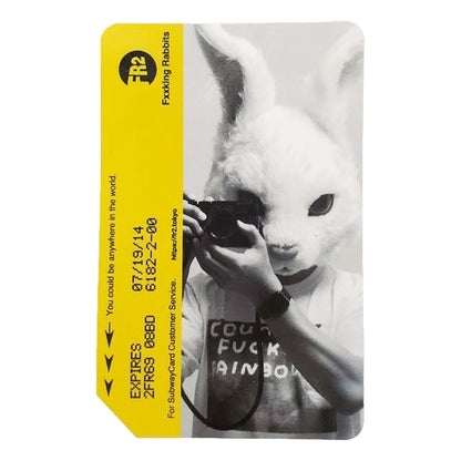 #FR2 RTA SUBWAY CARD T-SHIRT-WHITE