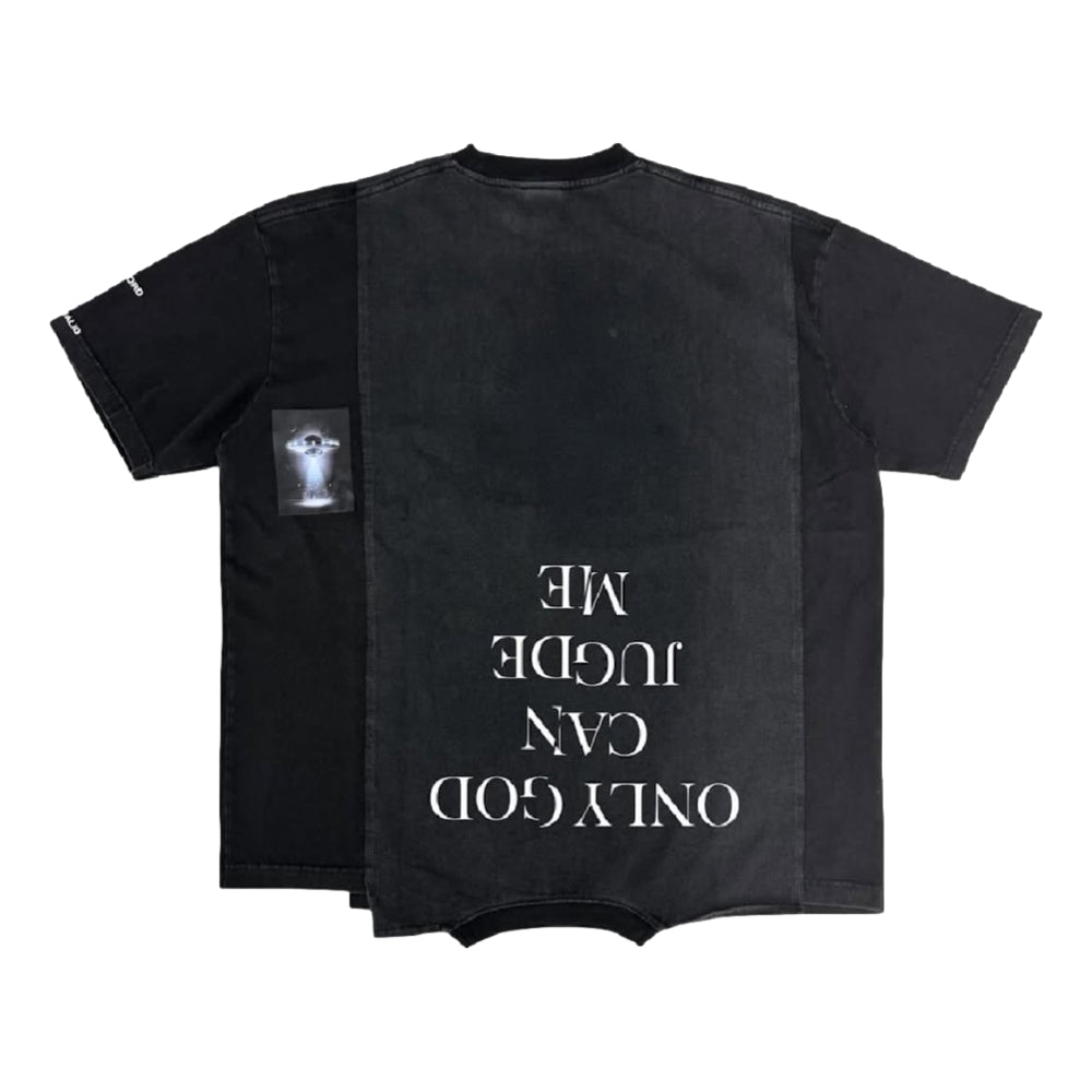 2ND CLOSET "DINOSAUR" REWORK T-SHIRT-WASHED BLACK