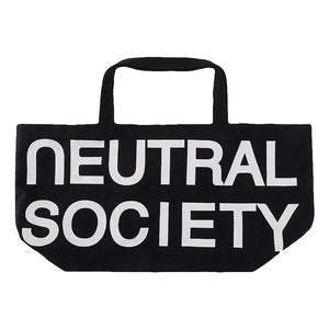 NEUTRAL SOCIETY NEUTRAL SOCIETY OVERSIZE TOTE BAG-BLACK