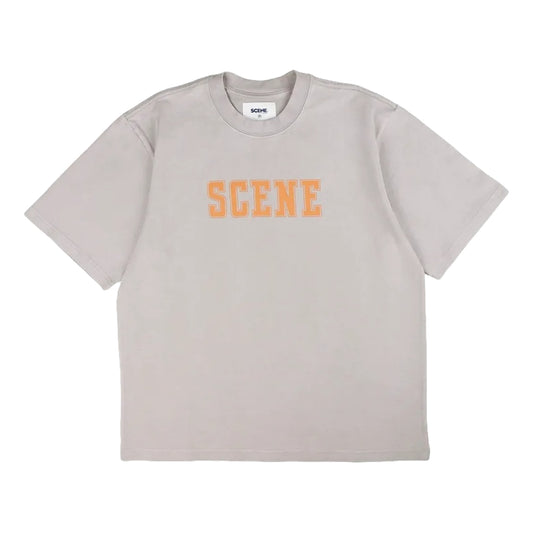 SCENE BY ICE FIRE SNOW WASHED TEE // 007-GREY