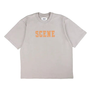 SCENE BY ICE FIRE SNOW WASHED TEE // 007-GREY