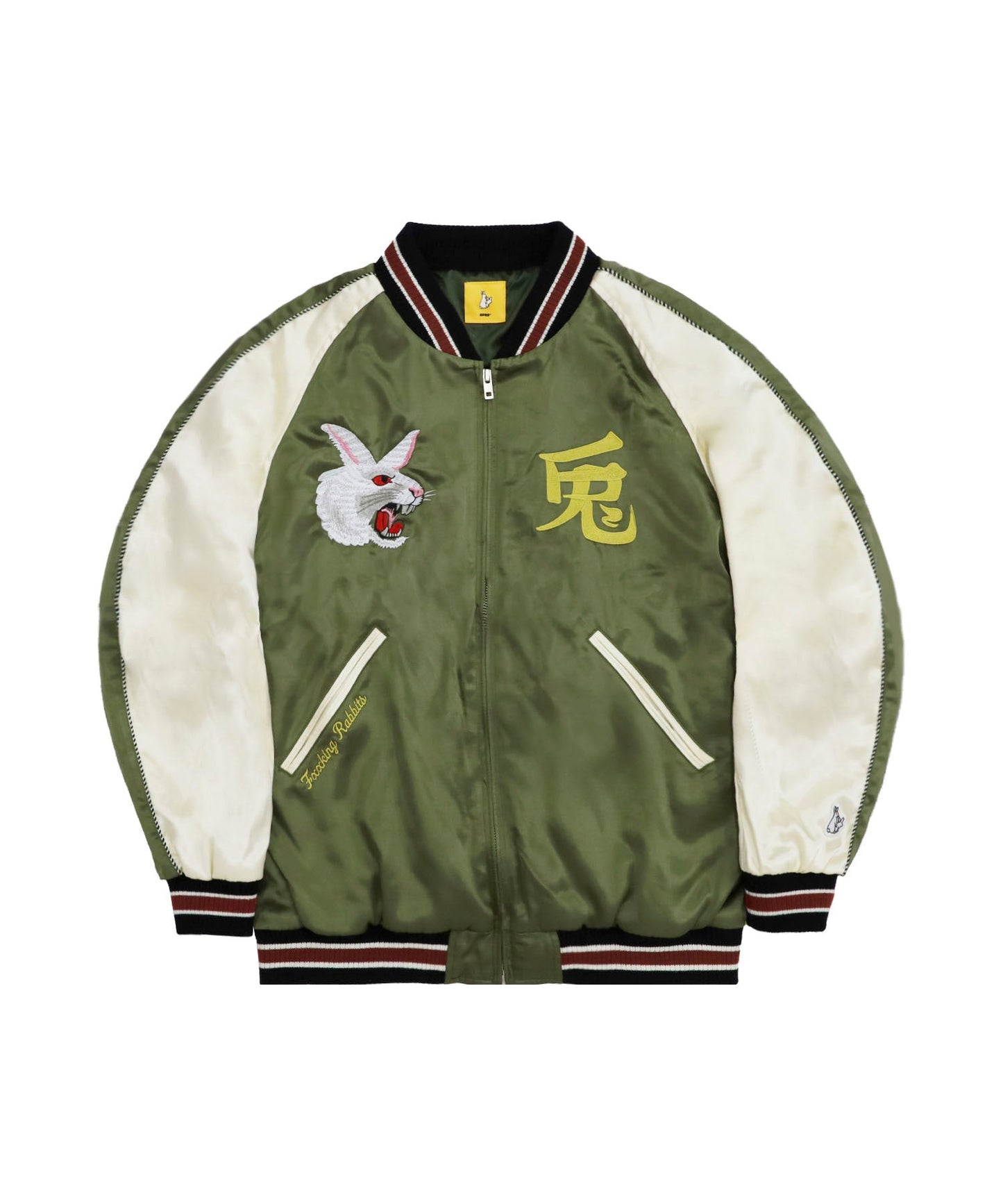 #FR2 頭狂色情兎 SOUVENIR JACKET-KHAKI