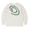 THIS IS NEVER THAT SPIRAL LOGO L/S TEE-LVORY