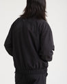 NINE POINT NINE SPIRAL LASER COACH JACKET-BLACK