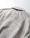 NINE POINT NINE SPIRAL LASER COACH JACKET-IVORY