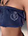 ROSEMAESE SPORTY STRAPLESS MINI TOP-NAVY