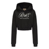 ROSEMAESE STREET MODE SHORT HOODIE-BLACK