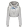 ROSEMAESE STREET MODE SHORT HOODIE-GREY