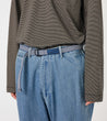 Nanamica STRIPE TECH BELT-NAVY