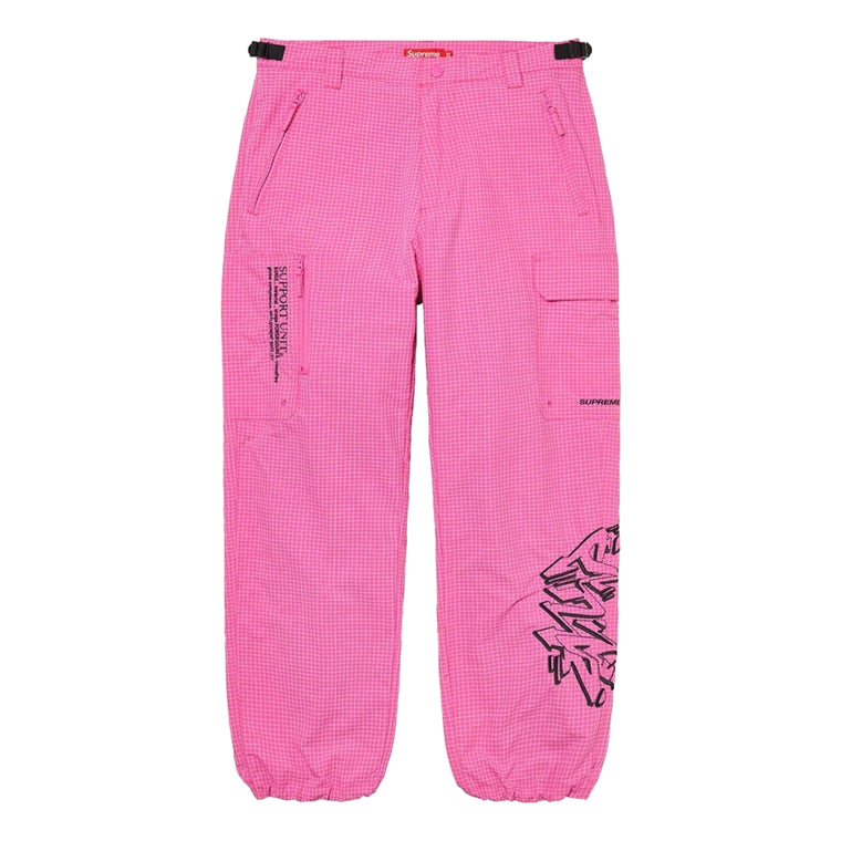 SUPREME SUPPORT NYLON RIPSTOP PANT-PINK