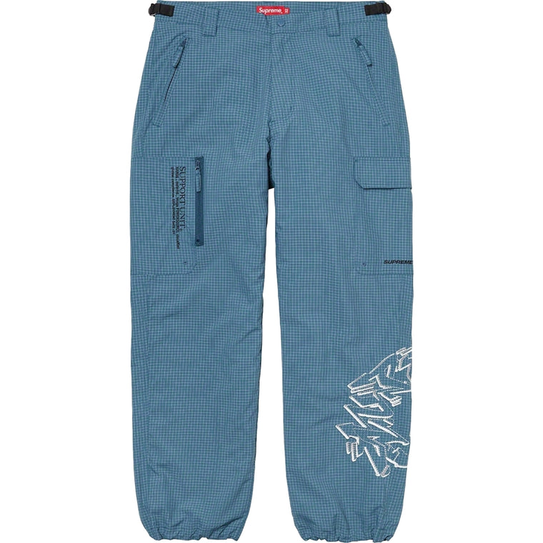 SUPREME SUPPORT NYLON RIPSTOP PANT-TEL