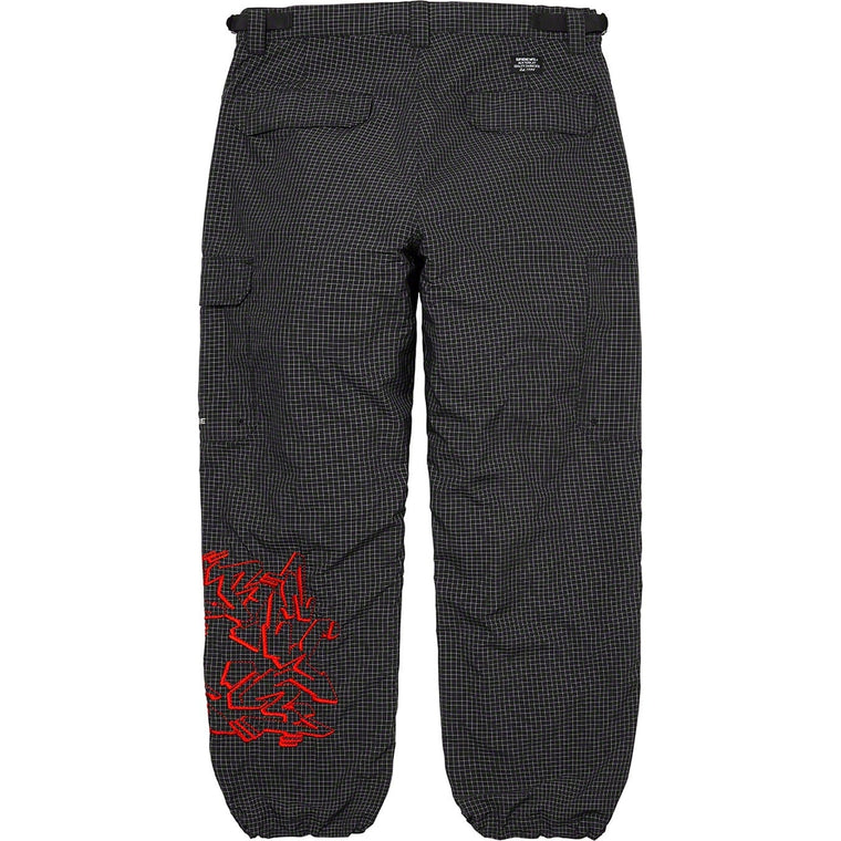 SUPREME SUPPORT NYLON RIPSTOP PANT-BLACK