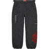 SUPREME SUPPORT NYLON RIPSTOP PANT-BLACK