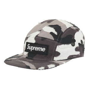 SUPREME LAYERED CAMO CAMP CAP-SNOW CAMO