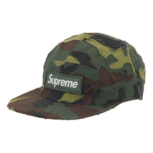 SUPREME LAYERED CAMO CAMP CAP-WOODLAND CAMO