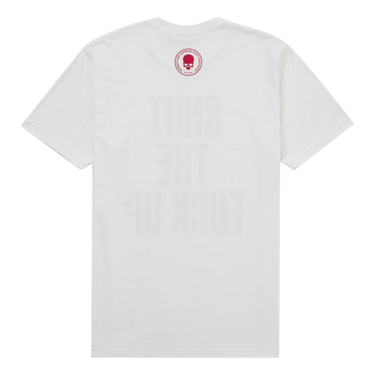 SUPREME NUMBER (N)INE® SHUT UP TEE-WHITE