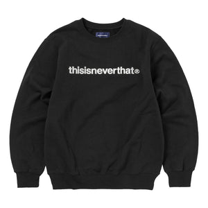 THIS IS NEVER THAT T-LOGO CREWNECK-BLACK