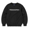 THIS IS NEVER THAT T-LOGO CREWNECK-BLACK
