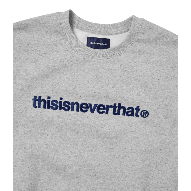 THIS IS NEVER THAT T-LOGO CREWNECK-HEATHER GREY