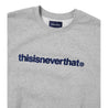 THIS IS NEVER THAT T-LOGO CREWNECK-HEATHER GREY