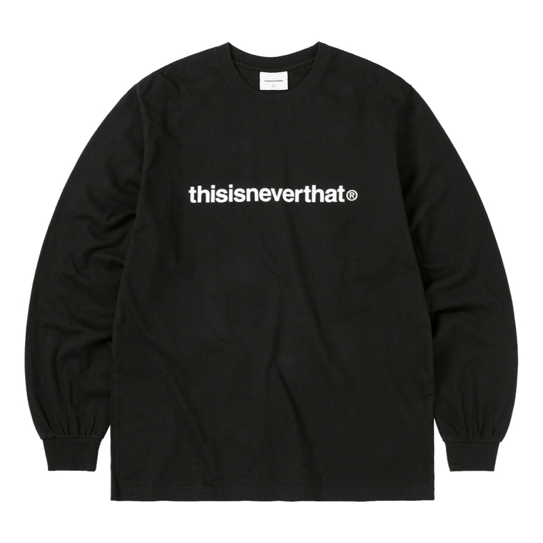 THIS IS NEVER THAT T-LOGO L/S TEE-BLACK
