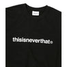 THIS IS NEVER THAT T-LOGO L/S TEE-BLACK