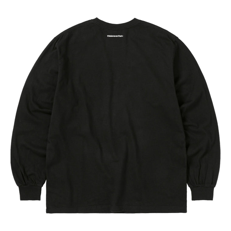 THIS IS NEVER THAT T-LOGO L/S TEE-BLACK