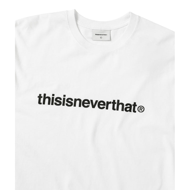 THIS IS NEVER THAT T-LOGO L/S TEE-WHITE