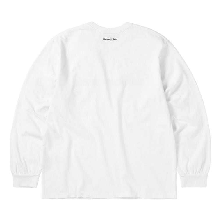 THIS IS NEVER THAT T-LOGO L/S TEE-WHITE