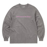 THIS IS NEVER THAT T-LOGO L/S TEE-DARK GREY