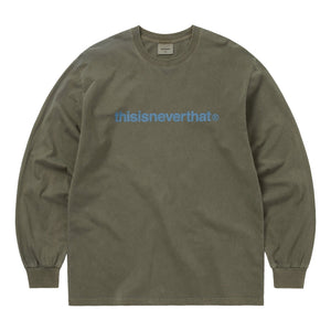 THIS IS NEVER THAT T-LOGO L/S TEE-MUD