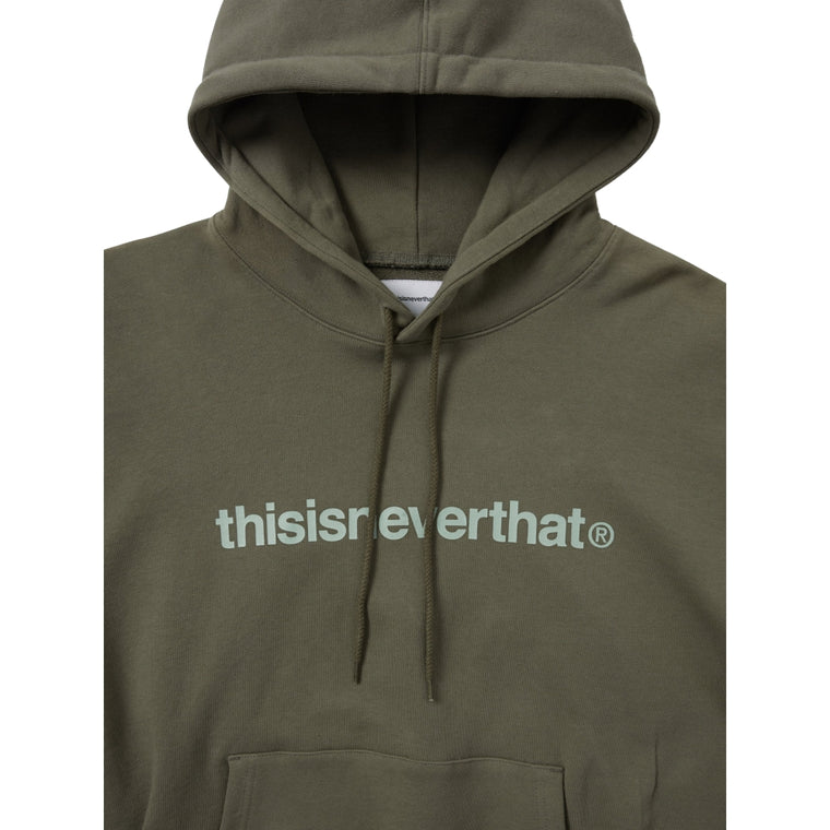 THIS IS NEVER THAT T-LOGO LT HOODIE-OLIVE