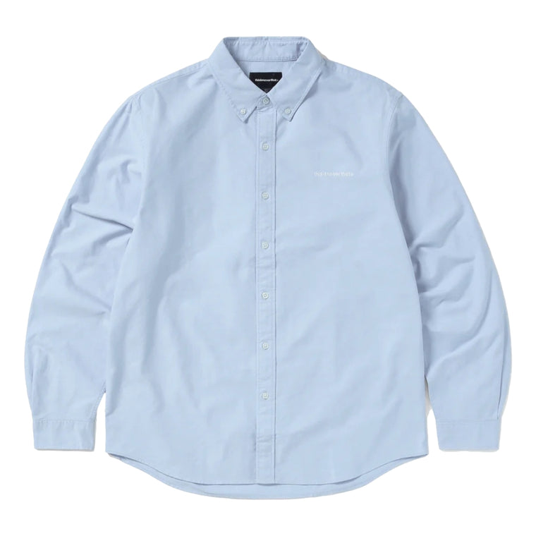 THIS IS NEVER THAT T-LOGO OXFORD SHIRT-BLUE
