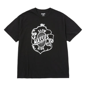 MASSES T-SHIRT SLOW RIDE-BLACK