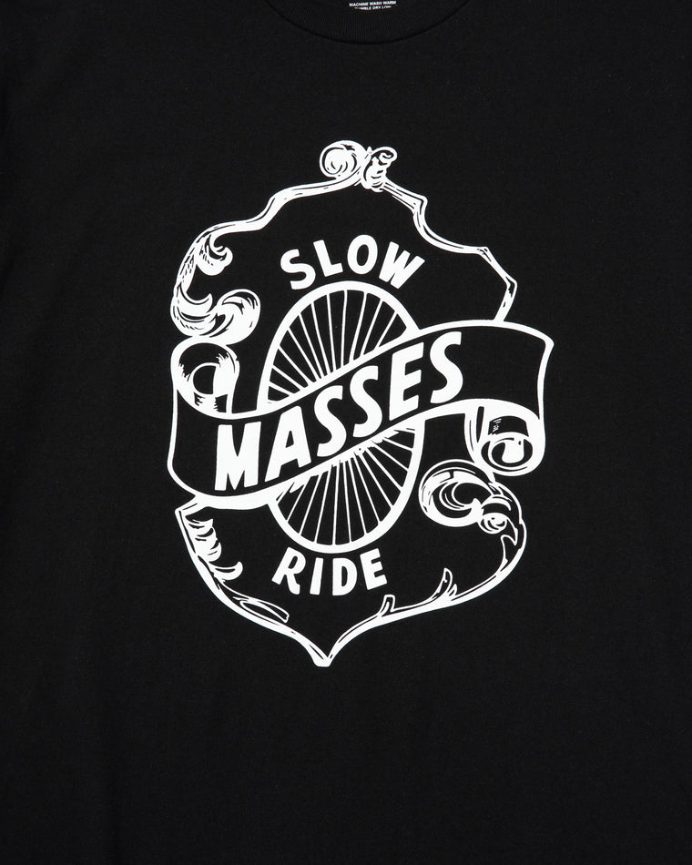 MASSES T-SHIRT SLOW RIDE-BLACK
