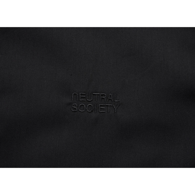 NEUTRAL SOCIETY TAILORED COACH JACKET-BLACK