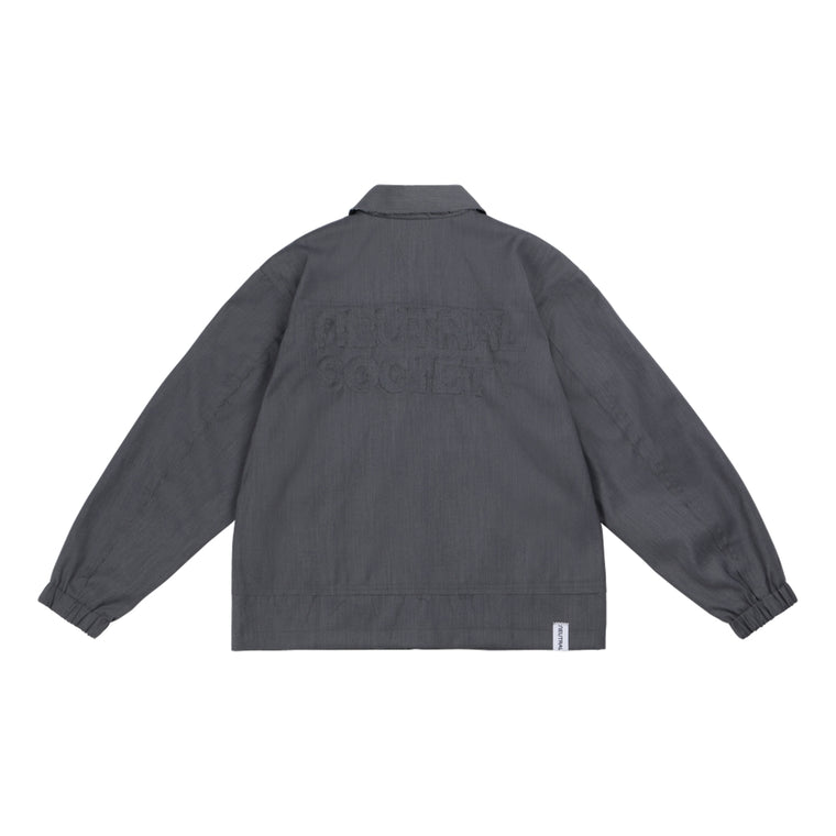 NEUTRAL SOCIETY TAILORED COACH JACKET-GREY