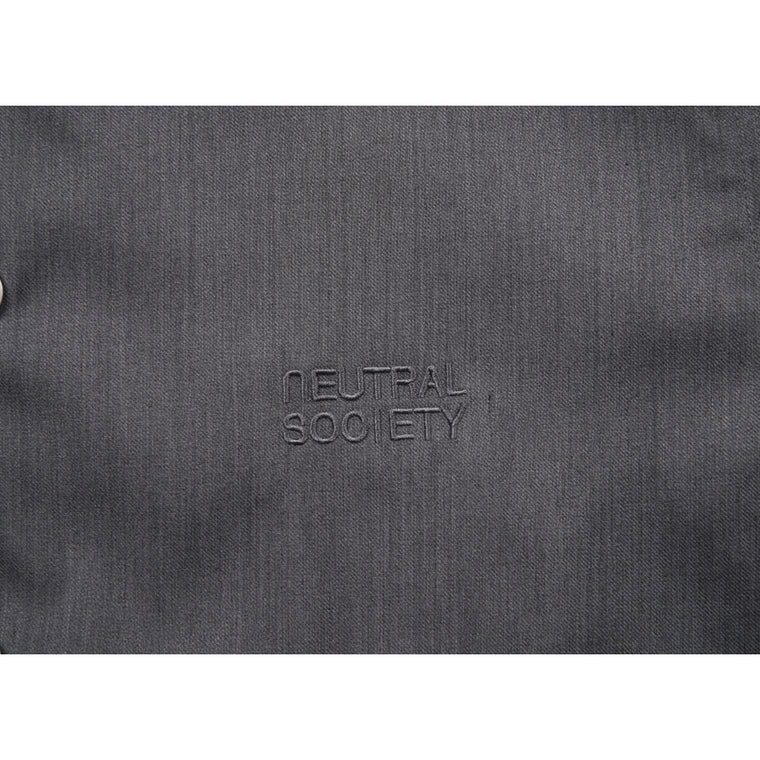 NEUTRAL SOCIETY TAILORED COACH JACKET-GREY