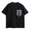 WHITE MOUNTAINEERING TAPE POCKET T-SHIRT-BLACK