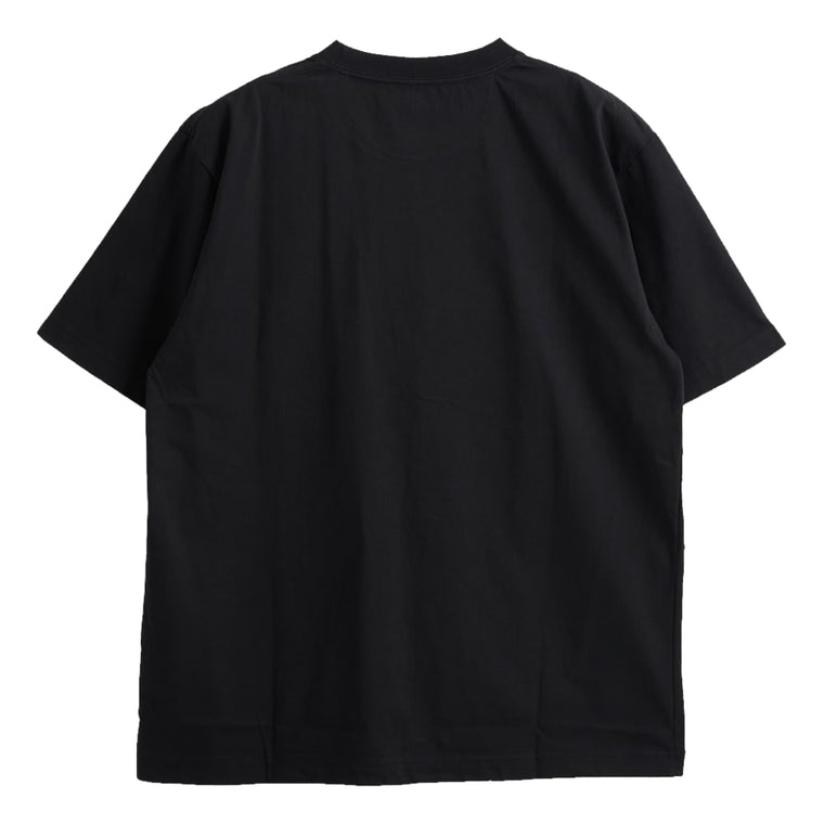 WHITE MOUNTAINEERING TAPE POCKET T-SHIRT-BLACK