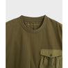 WHITE MOUNTAINEERING TAPE POCKET T-SHIRT-KHAKI