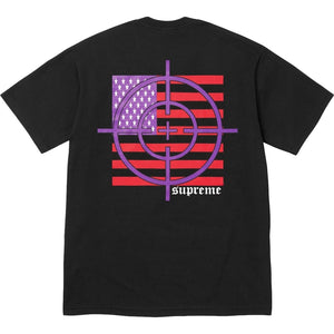 SUPREME TARGET TEE-BLACK