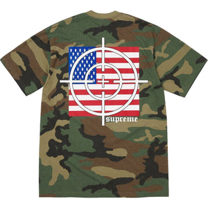 SUPREME TARGET TEE-WOODLAND CAMO