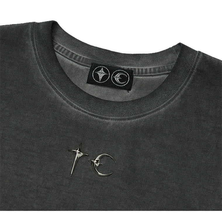 THUG CLUB TC BASIC T-SHIRT-CHARCOAL