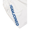 TEAMJOINED JOINED® ADAPT LOGO SPLICING PERFORMANCE SHORTS-BLUE/WHITE