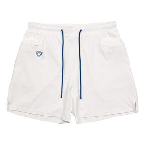 TEAMJOINED JOINED® ADAPT LOGO SPLICING PERFORMANCE SHORTS-BLUE/WHITE