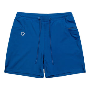 TEAMJOINED JOINED® ADAPT LOGO SPLICING PERFORMANCE SHORTS-BLUE