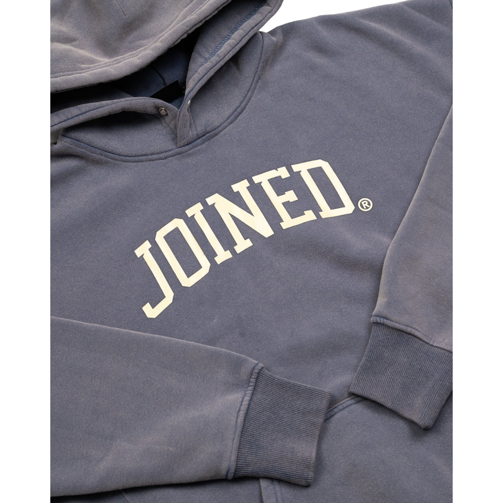 Joinen Merch TEAMJOINED JOINED® ARCH LOGO OVERSIZED HOODIE-DARK BLUE - Popcorn Store