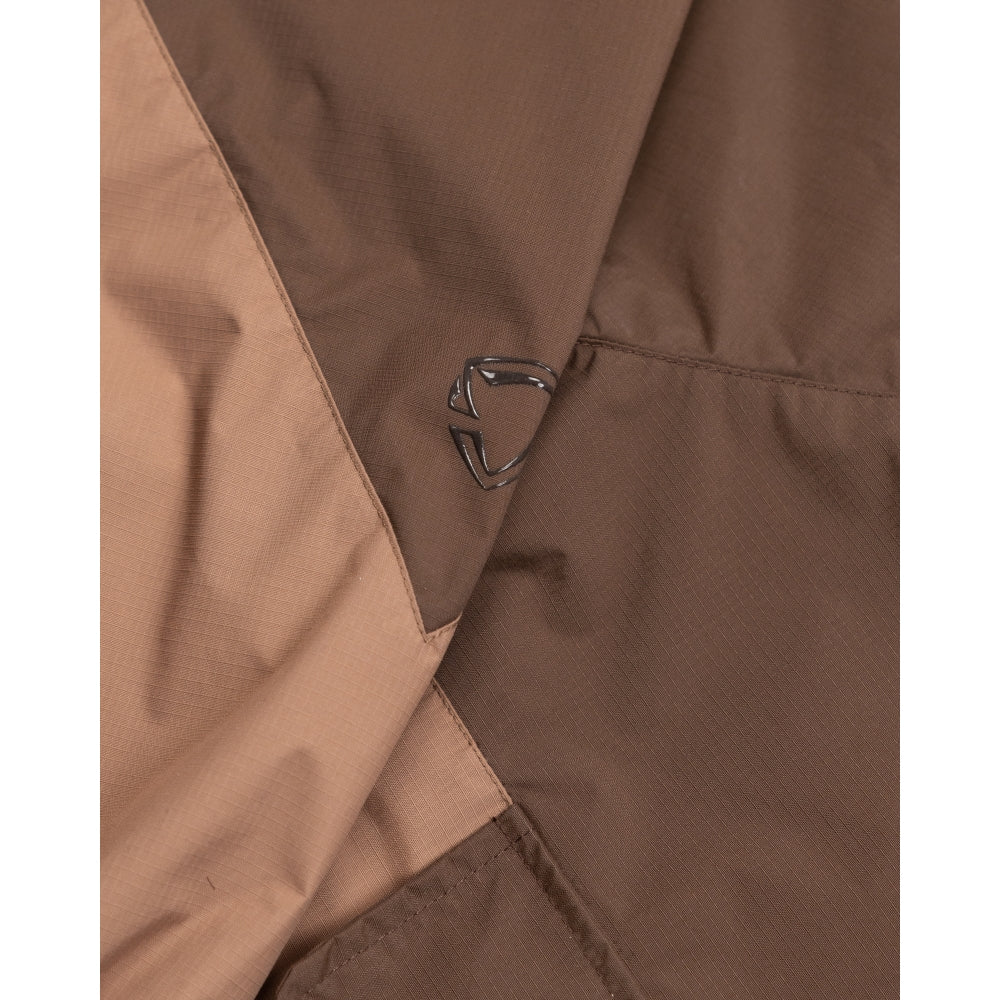 TEAMJOINED JOINED® INVICTUS WOMEN POCKET WINDBREAKER TOP-BROWN